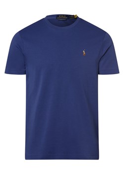 Polo Ralph Lauren T-shirt męski Mężczyźni Bawełna błękit królewski jednolity ze sklepu vangraaf w kategorii T-shirty męskie - zdjęcie 170049046