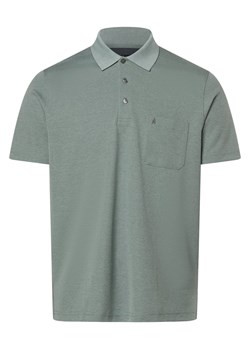 Ragman Męska koszulka polo Mężczyźni miętowy wzorzysty ze sklepu vangraaf w kategorii T-shirty męskie - zdjęcie 170049055
