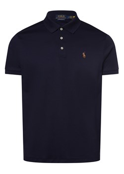 Polo Ralph Lauren Męska koszulka polo Mężczyźni Bawełna granatowy jednolity ze sklepu vangraaf w kategorii T-shirty męskie - zdjęcie 170049058