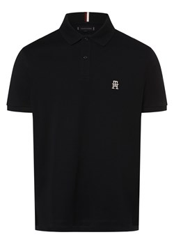 Tommy Hilfiger Męska koszulka polo Mężczyźni Bawełna granatowy jednolity ze sklepu vangraaf w kategorii T-shirty męskie - zdjęcie 170049106