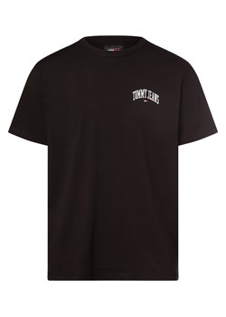 Tommy Jeans Koszulka męska Mężczyźni Bawełna czarny jednolity ze sklepu vangraaf w kategorii T-shirty męskie - zdjęcie 170049117