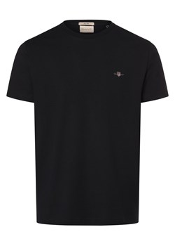 Gant Koszulka męska Mężczyźni Bawełna granatowy jednolity ze sklepu vangraaf w kategorii T-shirty męskie - zdjęcie 170049135