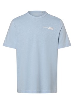 Tom Tailor Koszulka męska Mężczyźni Bawełna jasnoniebieski jednolity ze sklepu vangraaf w kategorii T-shirty męskie - zdjęcie 170049156
