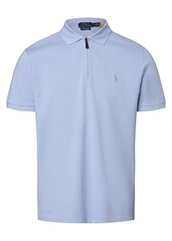 Polo Ralph Lauren Męska koszulka polo Mężczyźni Bawełna niebieski jednolity ze sklepu vangraaf w kategorii T-shirty męskie - zdjęcie 170049218