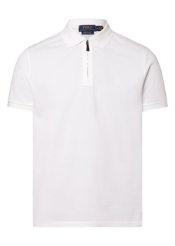Polo Ralph Lauren Męska koszulka polo Mężczyźni Bawełna biały jednolity ze sklepu vangraaf w kategorii T-shirty męskie - zdjęcie 170049219
