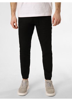 Calvin Klein Jeans Spodnie Mężczyźni Bawełna czarny jednolity ze sklepu vangraaf w kategorii Spodnie męskie - zdjęcie 170049325