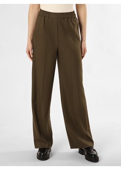 Marie Lund Spodnie Kobiety khaki jednolity ze sklepu vangraaf w kategorii Spodnie damskie - zdjęcie 170049347