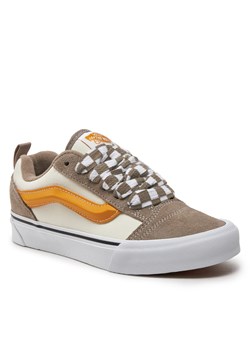 Tenisówki Vans Knu Skool VN0009QC0BP1 Gray/Marshmallow ze sklepu eobuwie.pl w kategorii Trampki damskie - zdjęcie 170049827