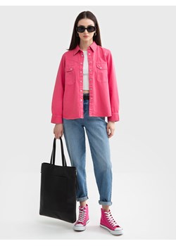 Koszula damska jeansowa różowa Lolu 601 ze sklepu Big Star w kategorii Koszule damskie - zdjęcie 170051756