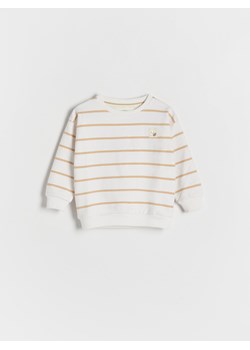 Reserved - Bluza z naszywką - złamana biel ze sklepu Reserved w kategorii Bluzy i swetry - zdjęcie 170052396