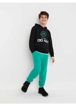Sinsay - Spodnie dresowe jogger - zielony ze sklepu Sinsay w kategorii Spodnie chłopięce - zdjęcie 170053596