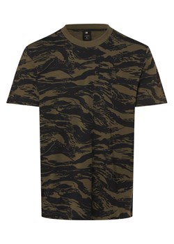 G-Star RAW Koszulka męska Mężczyźni Bawełna czarny wzorzysty ze sklepu vangraaf w kategorii T-shirty męskie - zdjęcie 170055987