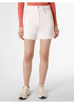 Tommy Jeans Damskie szorty dżinsowe Kobiety Bawełna biały jednolity ze sklepu vangraaf w kategorii Szorty - zdjęcie 170055996