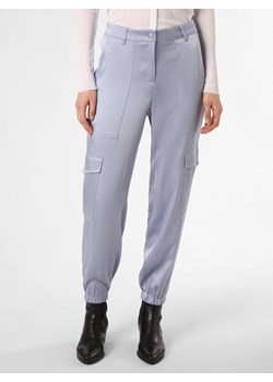 Cambio Spodnie - Check Kobiety Bawełna jasnoniebieski jednolity ze sklepu vangraaf w kategorii Spodnie damskie - zdjęcie 170056008