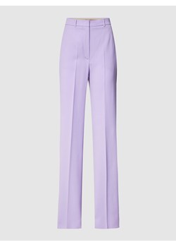 Spodnie materiałowe o kroju slim fit w kant model ‘AGAMI’ ze sklepu Peek&Cloppenburg  w kategorii Spodnie damskie - zdjęcie 170056516