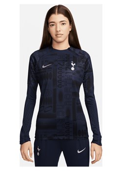 Damska treningowa koszulka piłkarska Nike Dri-FIT Tottenham Hotspur Strike - Niebieski ze sklepu Nike poland w kategorii Bluzki damskie - zdjęcie 170057465