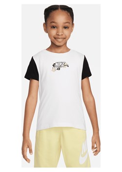 T-shirt z nadrukiem dla małych dzieci Nike „Your Move”. - Biel ze sklepu Nike poland w kategorii Bluzki dziewczęce - zdjęcie 170057487