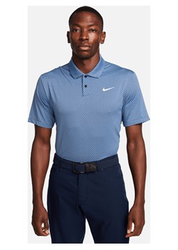 Męska koszulka polo do golfa Dri-FIT Nike Tour - Niebieski ze sklepu Nike poland w kategorii T-shirty męskie - zdjęcie 170057527