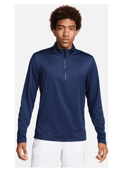 Męska koszulka do golfa z zamkiem 1/2 Dri-FIT Nike Victory - Niebieski ze sklepu Nike poland w kategorii T-shirty męskie - zdjęcie 170057595