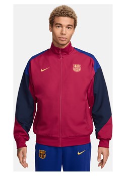 Męska dresowa bluza piłkarska Nike Dri-FIT FC Barcelona - Czerwony ze sklepu Nike poland w kategorii Bluzy męskie - zdjęcie 170057605