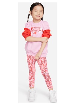 Zestaw bluza i legginsy dla maluchów Nike Floral - Różowy ze sklepu Nike poland w kategorii Dresy dziewczęce - zdjęcie 170057638