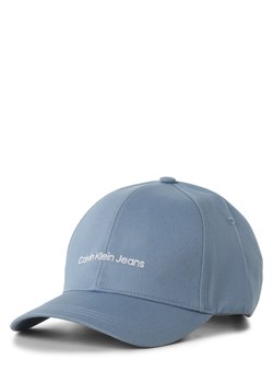 Calvin Klein Jeans Męska czapka z daszkiem Mężczyźni Bawełna jasnoniebieski jednolity ze sklepu vangraaf w kategorii Czapki z daszkiem męskie - zdjęcie 170058547