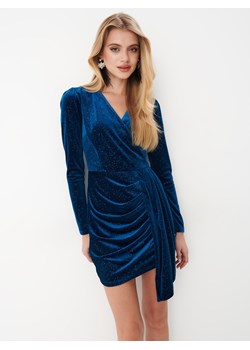 Mohito - Asymetryczna sukienka mini - niebieski ze sklepu Mohito w kategorii Sukienki - zdjęcie 170062399