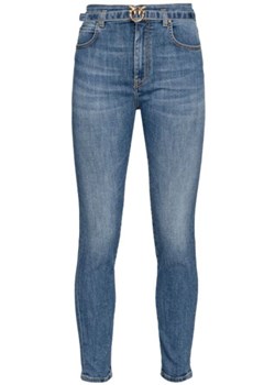 spodnie damskie  pinko 100161 a0zt pjz niebieski ze sklepu Royal Shop w kategorii Jeansy damskie - zdjęcie 170062508