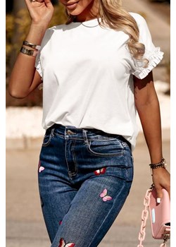 T-shirt SORENPA WHITE ze sklepu Ivet Shop w kategorii Bluzki damskie - zdjęcie 170064205