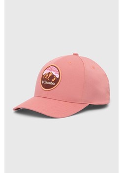 Columbia czapka z daszkiem Lost Lager kolor różowy z aplikacją 1991281 ze sklepu PRM w kategorii Czapki z daszkiem męskie - zdjęcie 170064807