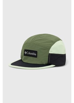 Columbia czapka z daszkiem Escape Thrive kolor zielony z nadrukiem 1991341 ze sklepu PRM w kategorii Czapki z daszkiem męskie - zdjęcie 170064817
