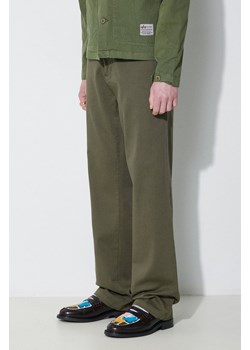 Alpha Industries spodnie Chino męskie kolor zielony w fasonie chinos 146203 ze sklepu PRM w kategorii Spodnie męskie - zdjęcie 170064958