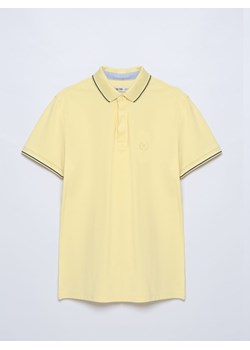 Koszulka męska polo żółta Cardi 200 ze sklepu Big Star w kategorii T-shirty męskie - zdjęcie 170067275