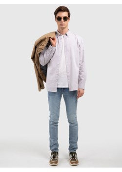 Koszula męska bawełniana beżowa Gibbers 800 ze sklepu Big Star w kategorii Koszule męskie - zdjęcie 170067377