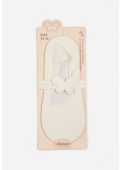 Białe Skarpety Stopki z Bawełny Urianatia ze sklepu Renee odzież w kategorii Skarpetki damskie - zdjęcie 170068785