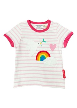 Toby Tiger Koszulka &quot;Dove&quot; w kolorze różowym ze sklepu Limango Polska w kategorii Koszulki niemowlęce - zdjęcie 170071006