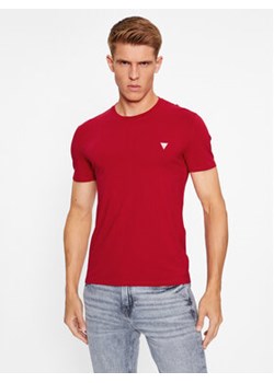 Guess T-Shirt M2YI24 J1314 Czerwony Slim Fit ze sklepu MODIVO w kategorii T-shirty męskie - zdjęcie 170072277