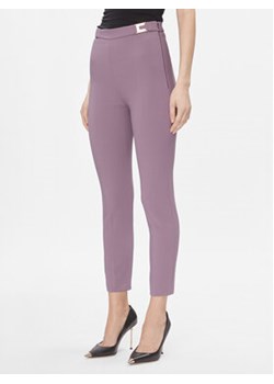 Elisabetta Franchi Spodnie materiałowe PA-005-36E3-V280 Fioletowy Slim Fit ze sklepu MODIVO w kategorii Spodnie damskie - zdjęcie 170072329