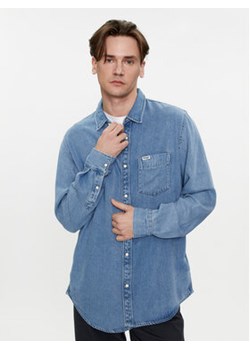 Wrangler Koszula jeansowa 112350578 Niebieski Regular Fit ze sklepu MODIVO w kategorii Koszule męskie - zdjęcie 170072388