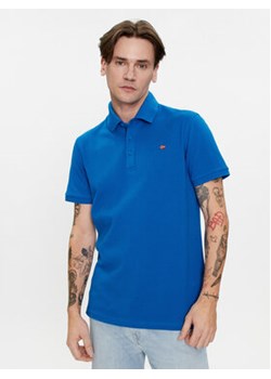 Napapijri Polo Eolanos 3 NP0A4GB3 Niebieski Regular Fit ze sklepu MODIVO w kategorii T-shirty męskie - zdjęcie 170072448