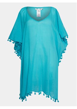 Seafolly Sukienka plażowa Amnesia 52162 Turkusowy Regular Fit ze sklepu MODIVO w kategorii Odzież plażowa - zdjęcie 170072479