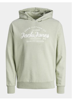 Jack&Jones Junior Bluza Forest 12249715 Zielony Standard Fit ze sklepu MODIVO w kategorii Bluzy chłopięce - zdjęcie 170072565