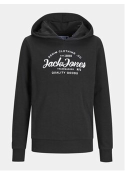 Jack&Jones Junior Bluza Forest 12249715 Czarny Standard Fit ze sklepu MODIVO w kategorii Bluzy chłopięce - zdjęcie 170072675