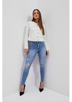 Kurtka jeansowa damska biała ze sklepu 5.10.15 w kategorii Kurtki damskie - zdjęcie 170073196