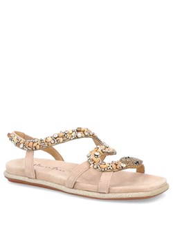 Eleganckie hiszpańskie sandały - ALMA EN PENA V23389 BEŻOWE ze sklepu Tymoteo.pl - sklep obuwniczy w kategorii Sandały damskie - zdjęcie 170075246