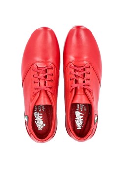 Skórzane buty casual - KENT 511I CZERWONE ze sklepu Tymoteo.pl - sklep obuwniczy w kategorii Półbuty męskie - zdjęcie 170082296