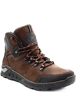 Męskie buty zimowe - KENT 514 BRĄZOWE ze sklepu Tymoteo.pl - sklep obuwniczy w kategorii Buty zimowe męskie - zdjęcie 170090378