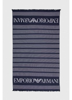 Emporio Armani Underwear ręcznik kolor granatowy ze sklepu ANSWEAR.com w kategorii Ręczniki - zdjęcie 170093766