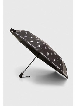 Karl Lagerfeld parasol kolor czarny ze sklepu ANSWEAR.com w kategorii Parasole - zdjęcie 170093996