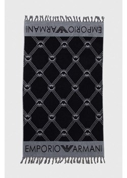 Emporio Armani Underwear ręcznik bawełniany kolor granatowy 231765 4R456 ze sklepu ANSWEAR.com w kategorii Ręczniki - zdjęcie 170094035